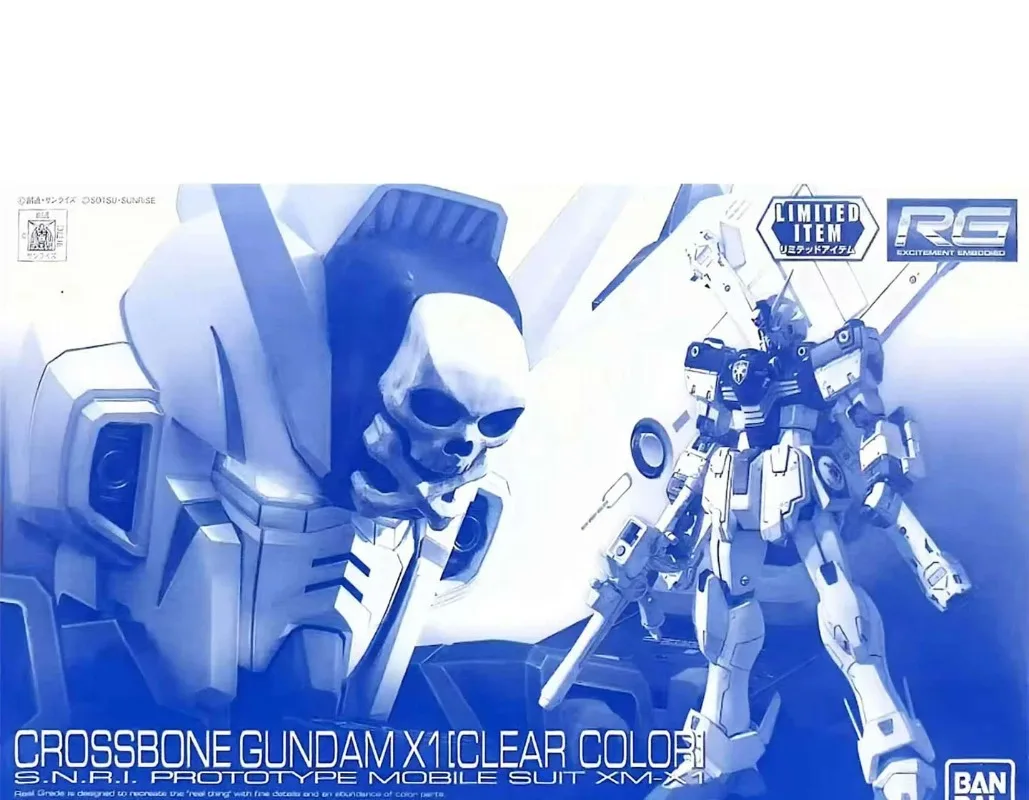 

Bandai Event Limited RG 1/144 Crossbone Gundam X1 Clear Color Assembly Model