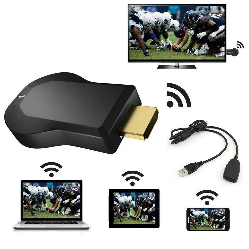 1080P Wireless WiFi Display TV Dongle Receiver HDMI-Compatible TV Stick M2 Screen Projector For DLNA Miracast AnyCast Airplay