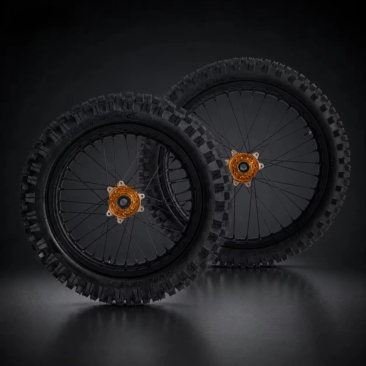 New 21/18 Inch Off Road 36 Spoke Aluminum Wheel Set With Kenda Tire CNC Hub Assembly For Ultra Bee