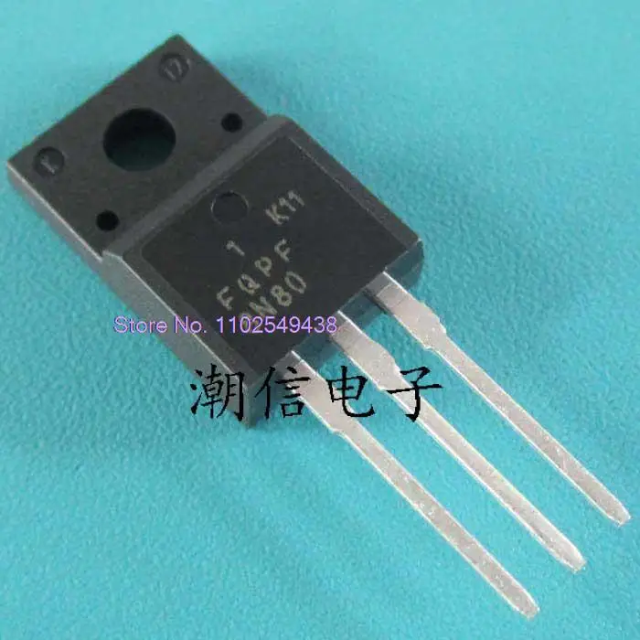 

10PCS/LOT FQPF8N80C FQPF8N80 8A 800V