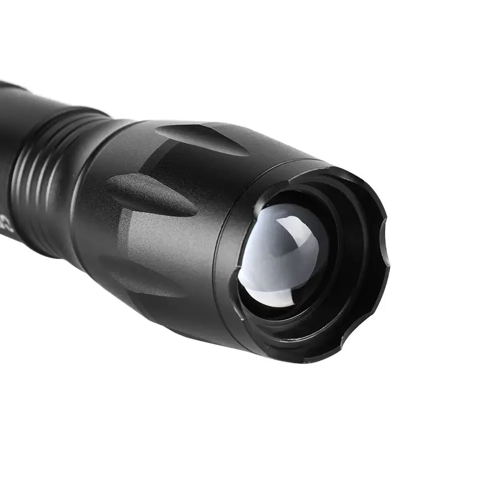 E17 XML  LED Zoom Flashlight Waterproof Torch 3800Lm 5 Mode Bright