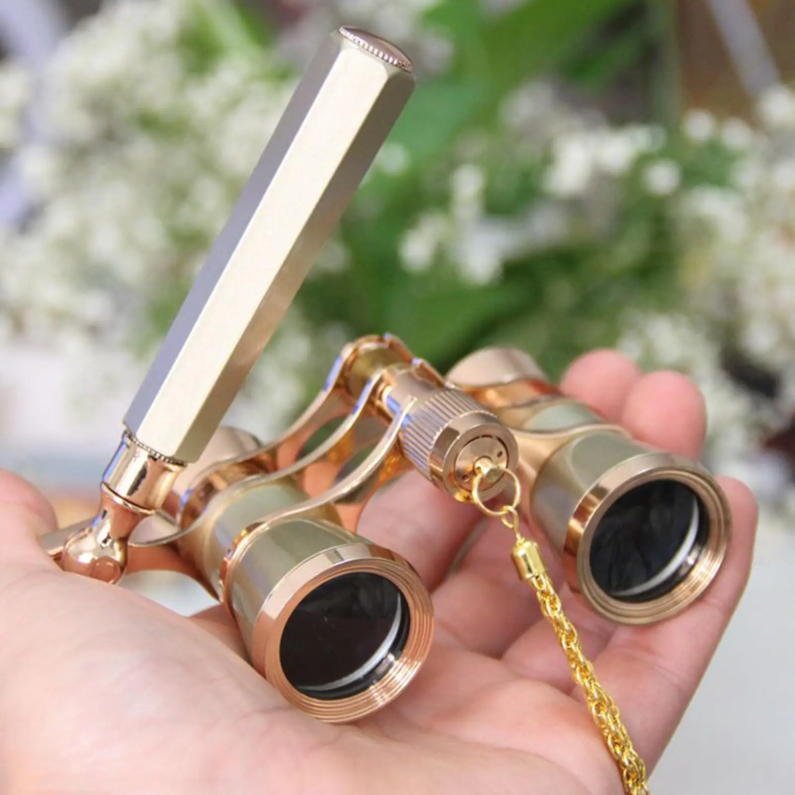 Theater Glasses Compact Adjustable Handle Theater Glasses Music Concerts Outdoor Binoculars For Cinema Shows Traveling