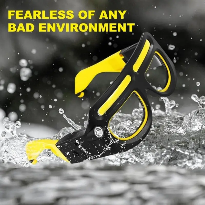 2026 New Rechargeable Safety Glasses 6 Light Modes Rechargeable Headlight For Precise Lighting In Dark Environment