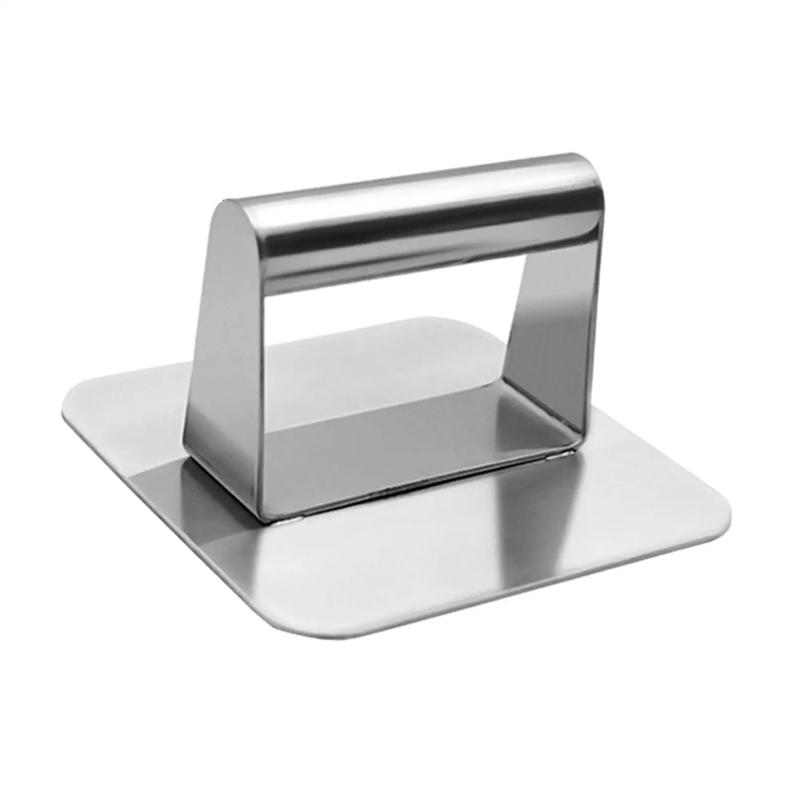 

Stainless Steel Burger Press Square Grill Press for Sandwich Kitchen