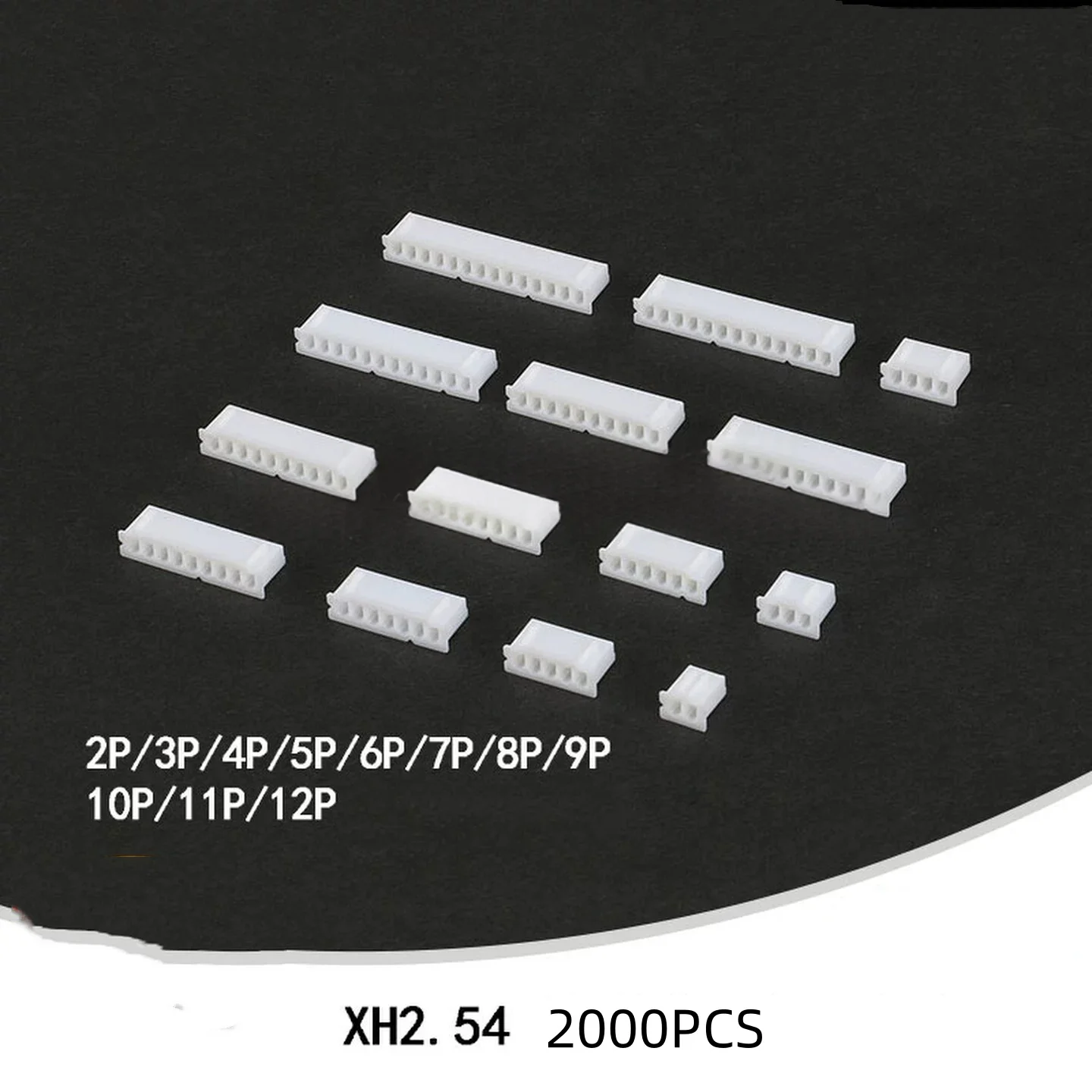 2000PCS 2.0mm 2.54mm PH HY DuPont 51005 MX SM KF2510 XH Connectors Housing Male Plug Plastic Shell, Female Terminal