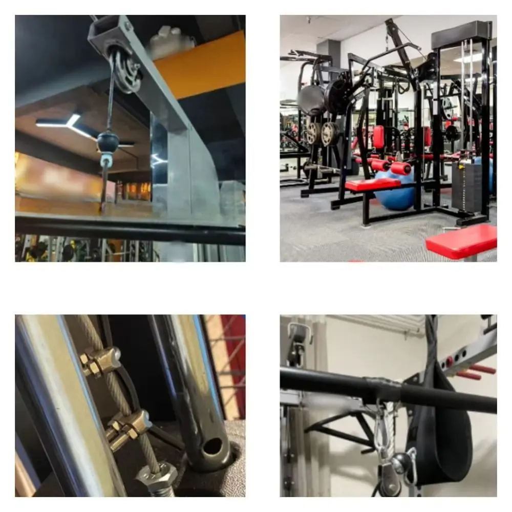 Steel Core Fitness Cable Terminal Replacement Versatile Wire Rope Port Joint Durable Cable Stopper Terminal Gym Machines