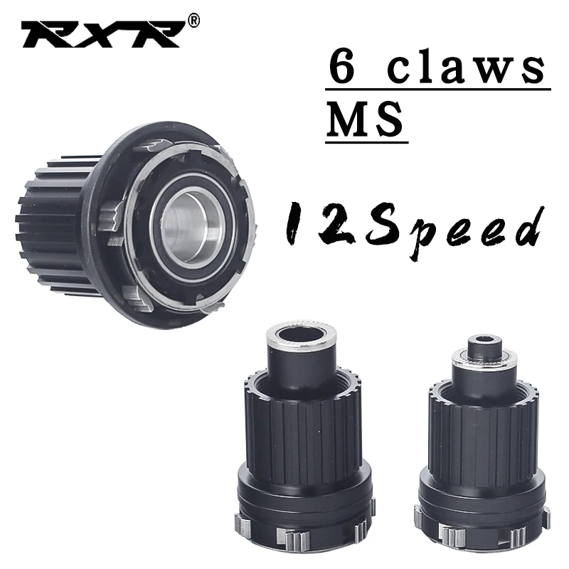 

RXR-Mountain Bike Hubs End Cap Adapter, QR or THRU Cap MS Adapter, MTB Cassette, Bicycle Body, Freehub, 12Speed, Original