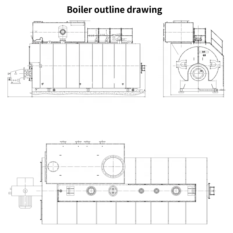 2024 Best Automatic Horizontal Industrial Diesel Fuel Boiler for Hotels New Condition for Manufacturing Use