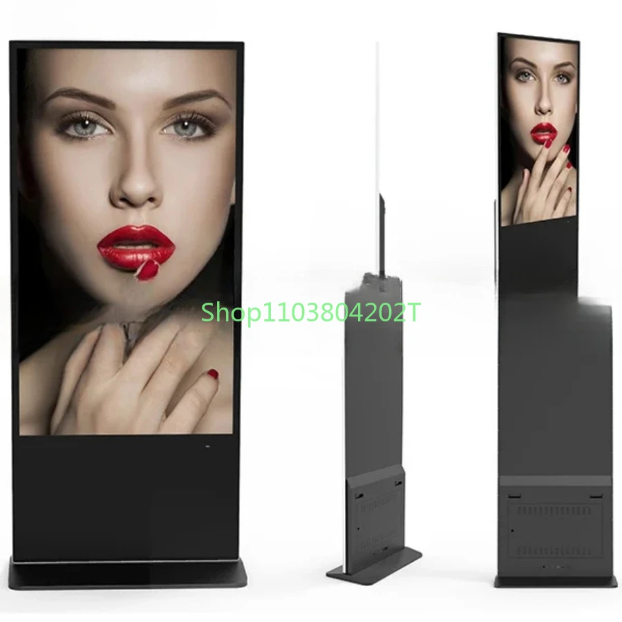 Player Touch LCD Display Video HD Network Media Player 43/55/65 Inch Vertical Floor-Type Advisement