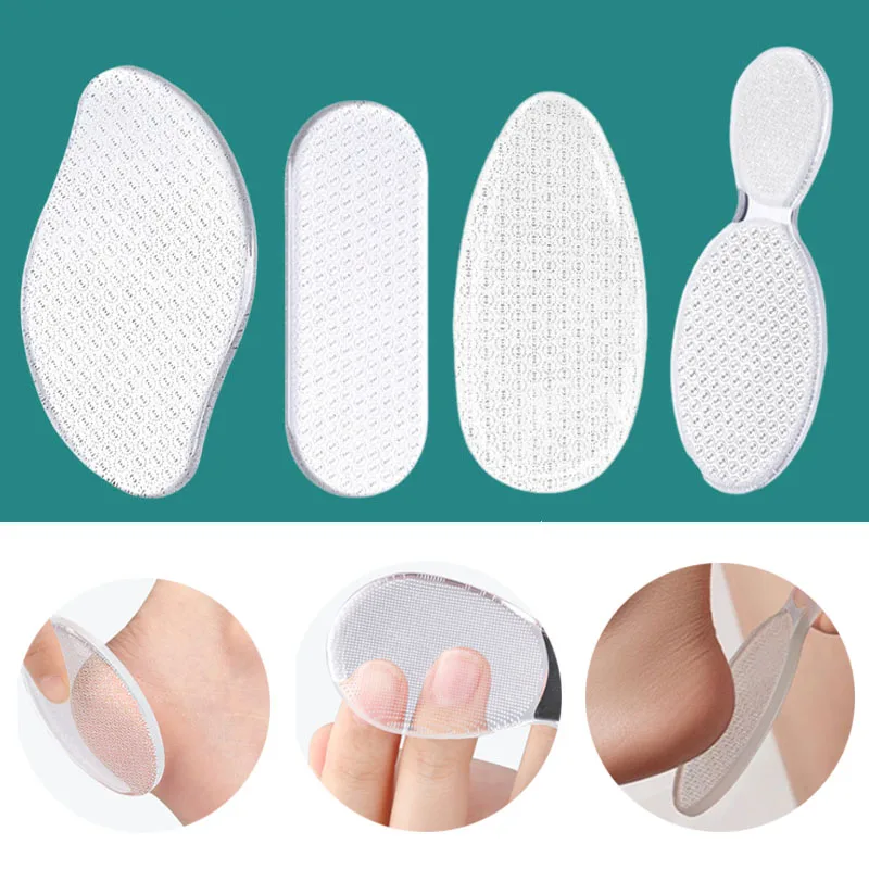 2 pçs nano vidro dupla face moedor de pé conjunto pés pele morta removedor de calos duros esfoliante fricção pedicure ferramenta kit de cuidados com os pés