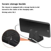 360° Rotatable Mobile Phone Holder Car Bracket Non-Slip GPS Navigation Car Mount Stand Support in Car Universal for All Phones 5