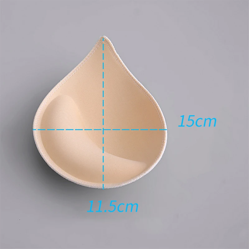 3-1Pair Sponge Push Up Bra Pads for Women Invisible Insert Swimsuit Bikini Breast Enhancers Chest Cup Pads Bra Accessories