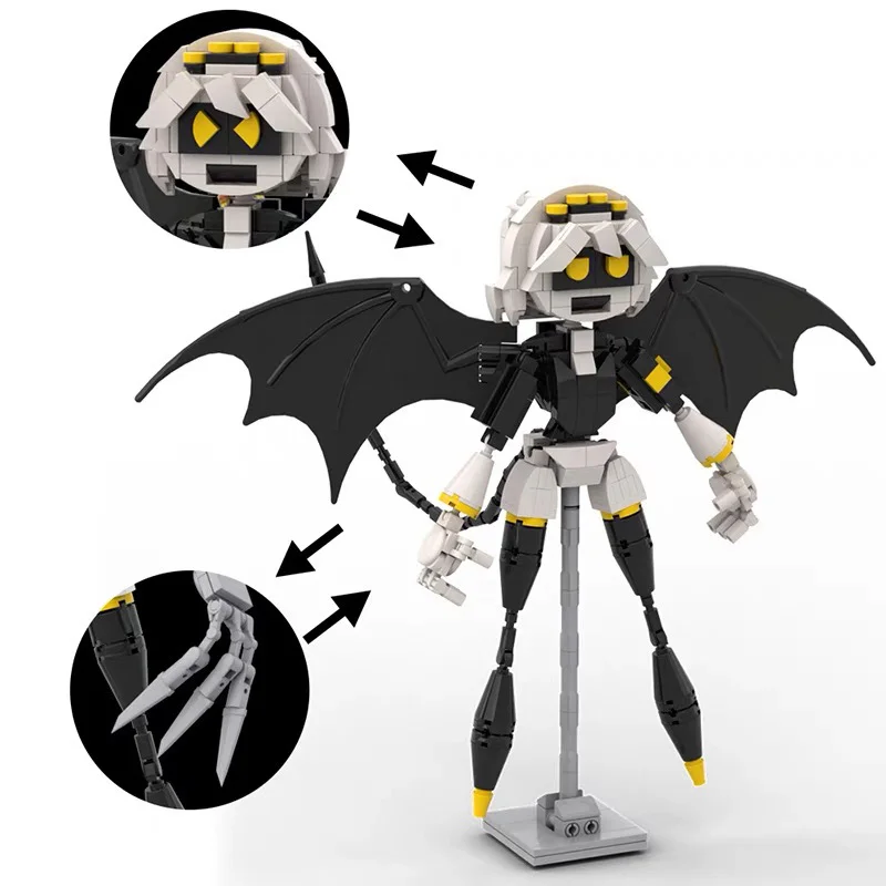 Classic Anime Series MOC Cartoon Characters Robot Assassin Drones Model DIY Ornaments Mecha Creative Toy Kids Gift