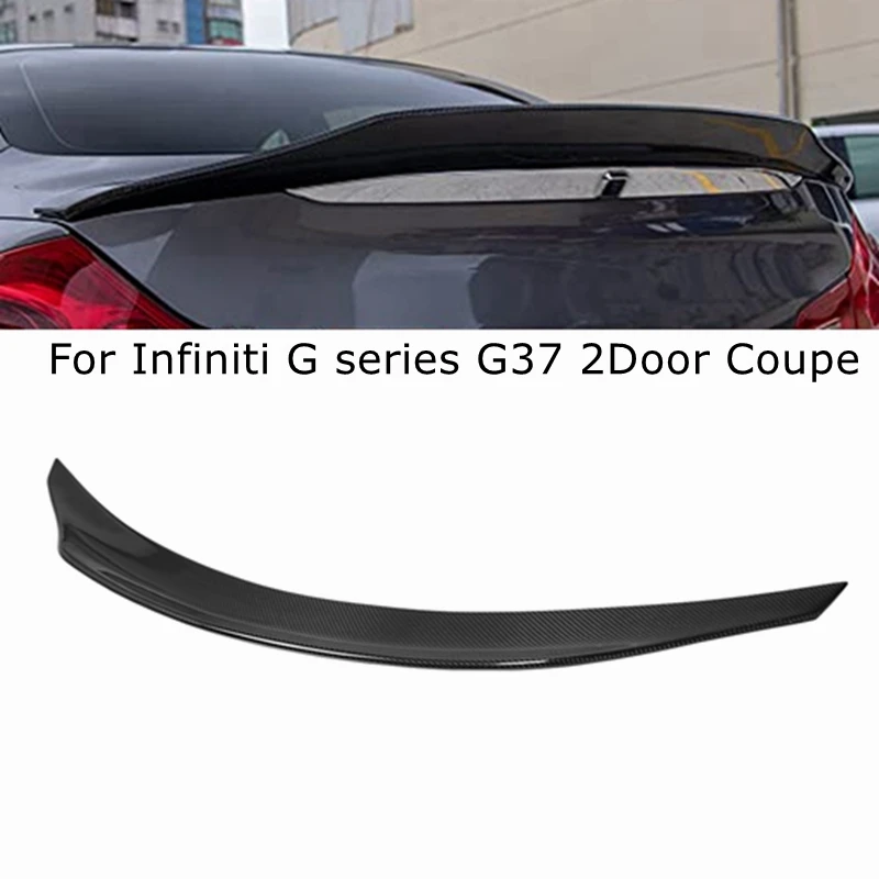 

For Infiniti G Series G37 coupe 2-Door 2008-2013 PSM Style Carbon fiber / FRP Rear Spoiler Trunk wing