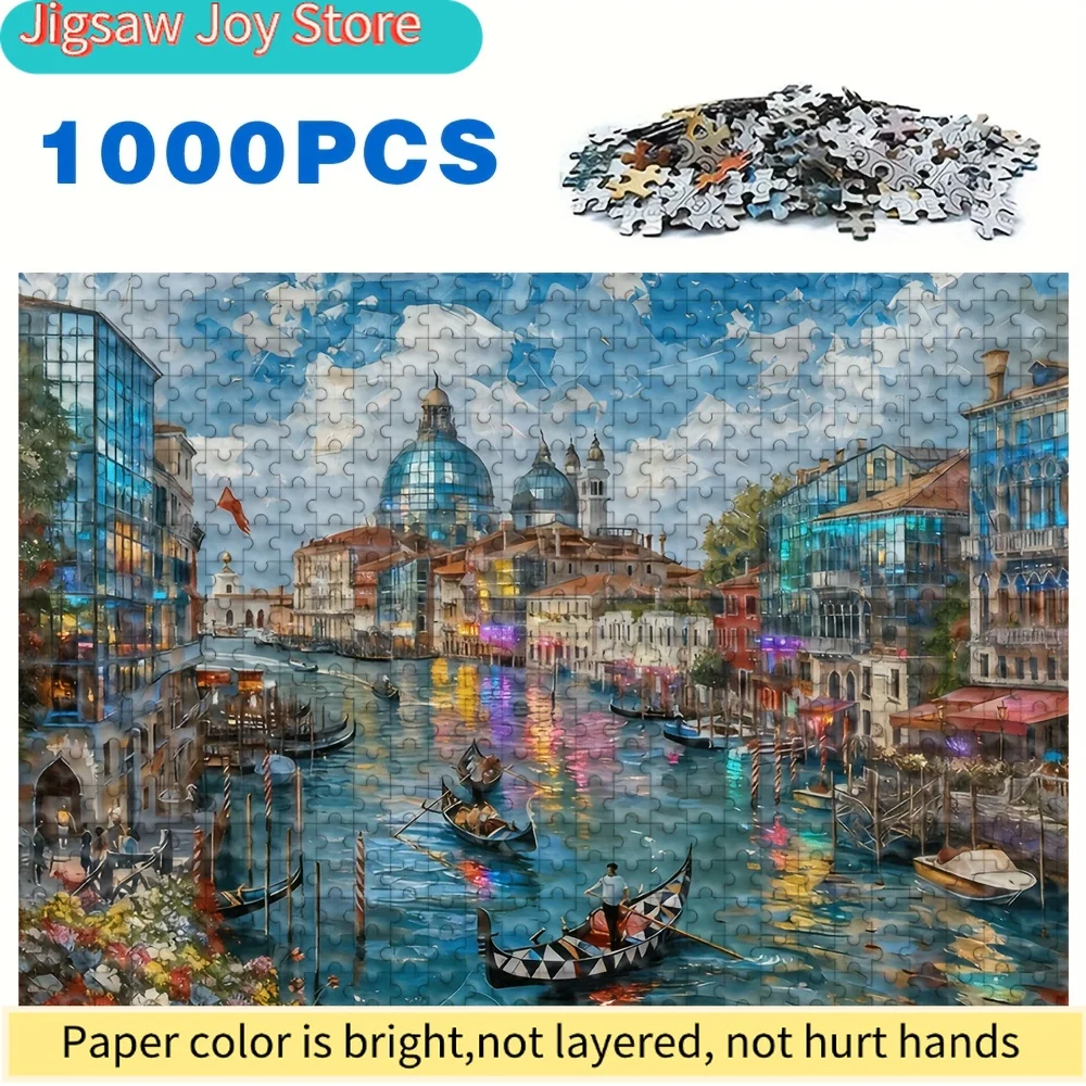500/A puzzel voor volwassenen - uitdagend, groot aantal stukjes, complex breinbreker, geschikt voor volwassenen en gezinnen, draagbare doos voor op reis