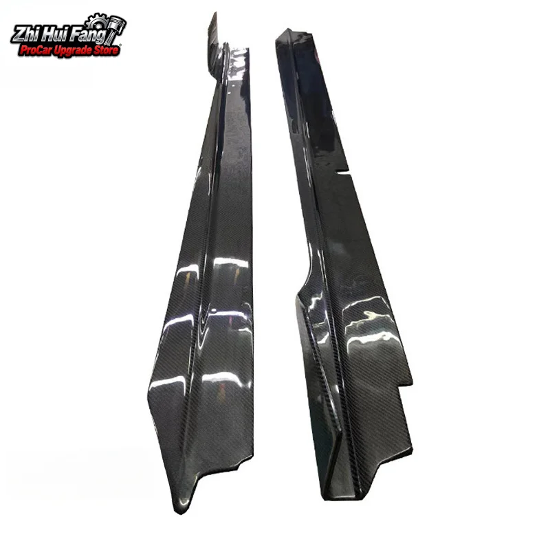 Suitable for Lamborghini 2020-IN Year LP610 Carbon Fiber V Style Side Skirt Surround Modification Car Accessories