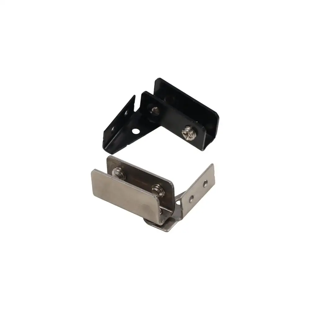 

2 шт. неперфорированные петли для стеклянной двери, петли для вала, петли для витрины из нержавеющей стали, петли для утюга, заподлицо, стеклянный зажим