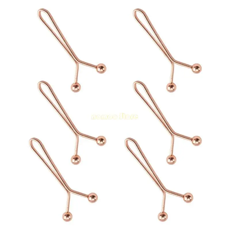 

31BF 6pack Tightening Waistband Tightener Loose Jeans Pants Clips Couple Buckles