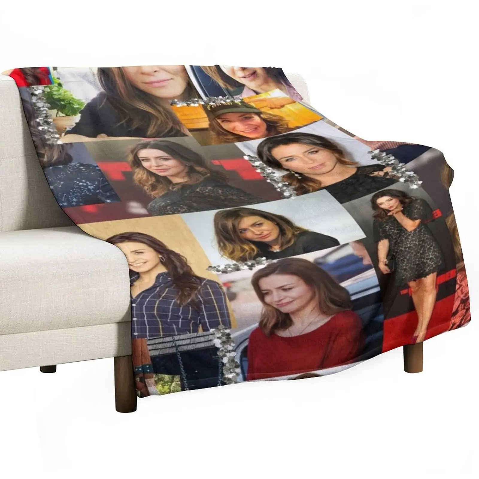 caterina scorsone collage :) Throw Blanket Plush Decorative Sofas Bed Softest Blankets