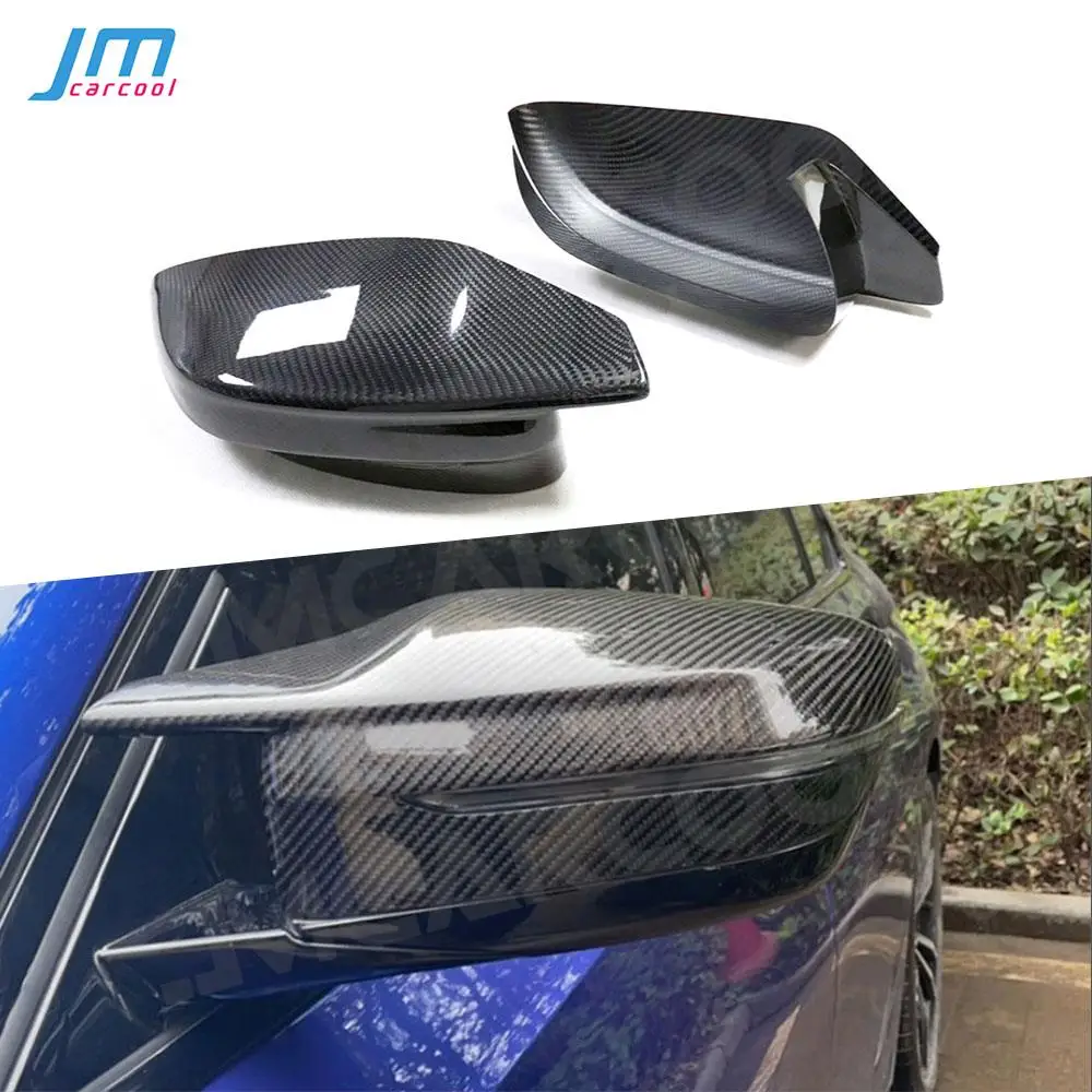 

Rear View Mirror Cover for BMW M3 G80 M4 G82 G83 Side Door Mirror Caps LHD RHD Carbon Fiber 2021+ Add on style