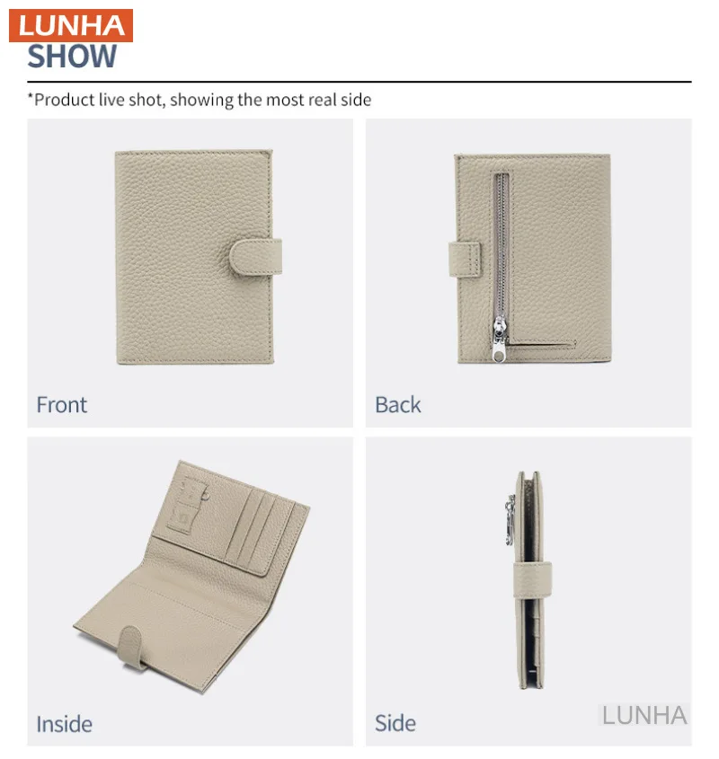 للجنسين حامل بطاقة الهوية جلد طبيعي RFID جواز السفر الغطاء الواقي حقيبة النقدية بطاقة SIM المحفظة تذكرة المنظم أصحاب لسيدة