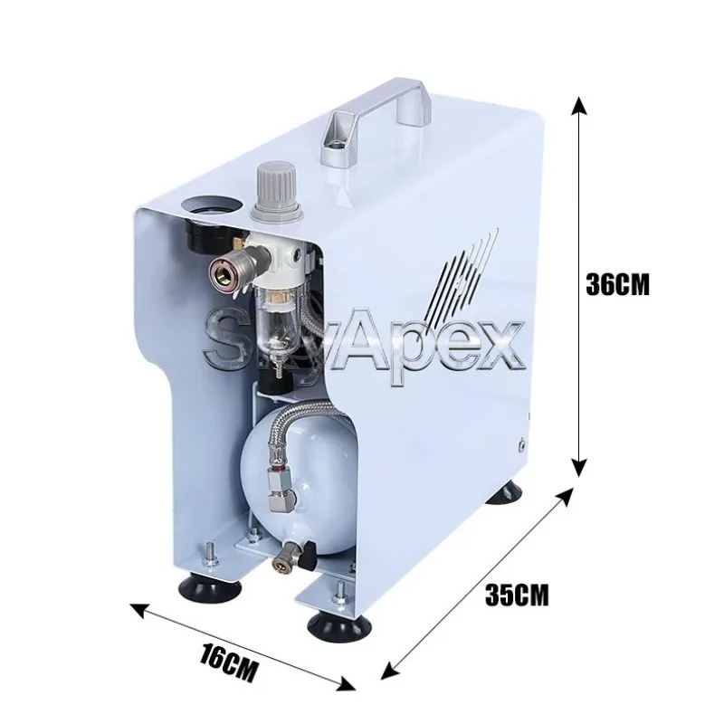 Furniture Repair Model Spray Small Low Noise Oil Free Tankless Air Compressor Industry-Specific Equipment