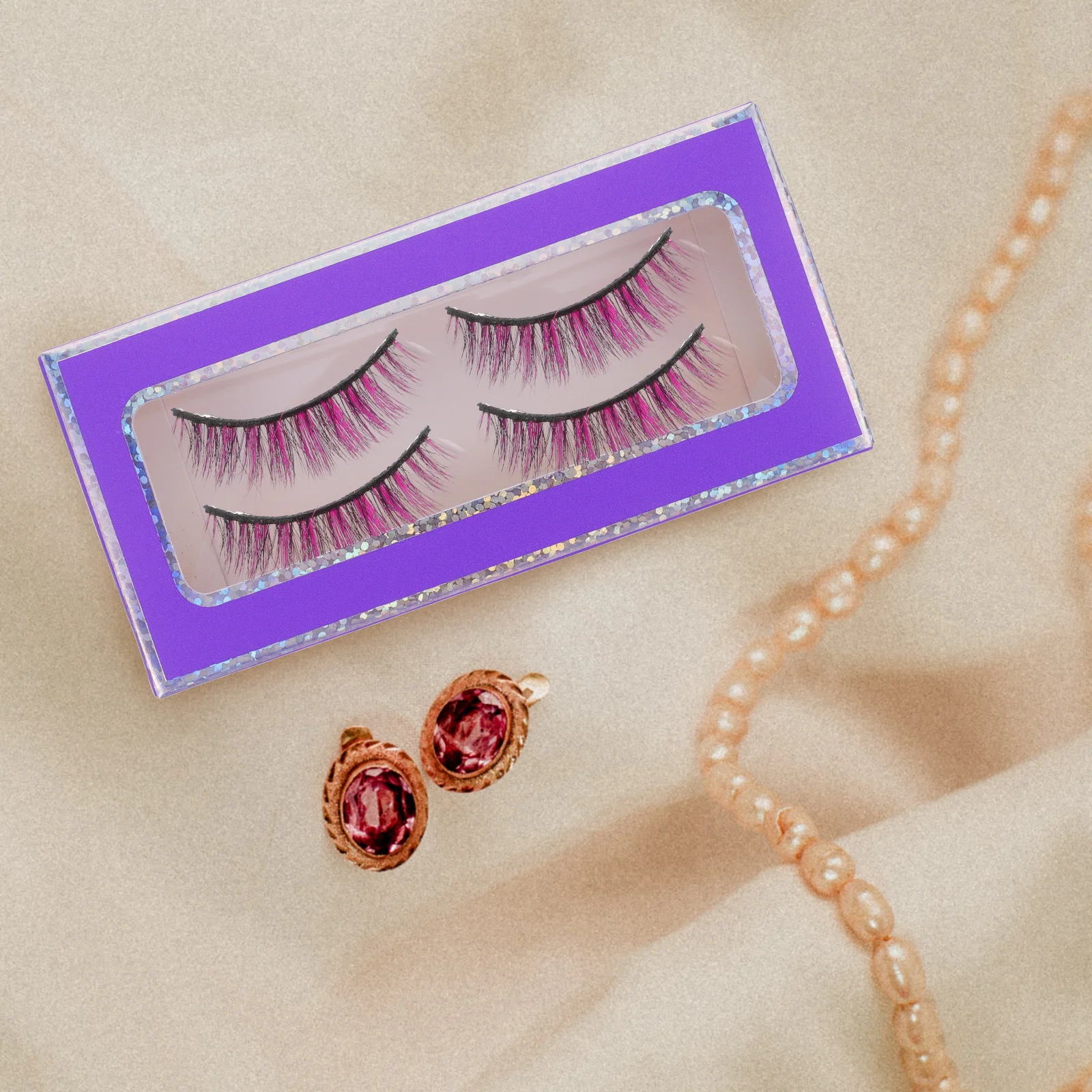 

12pcs Nail Art Display Box Fake Tips Holder Lash Packaging Empty Storage Case ganizer for Press On Nails Accessories