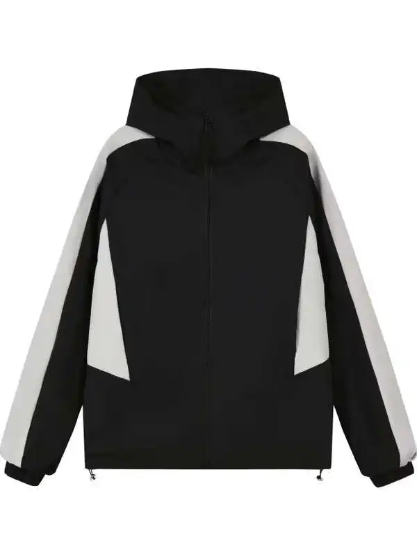 

Мужская американская функциональная куртка-жакет двустороннего ношения с капюшоном, повседневная осенняя модная свободная ветрозащитная куртка из полиэстера