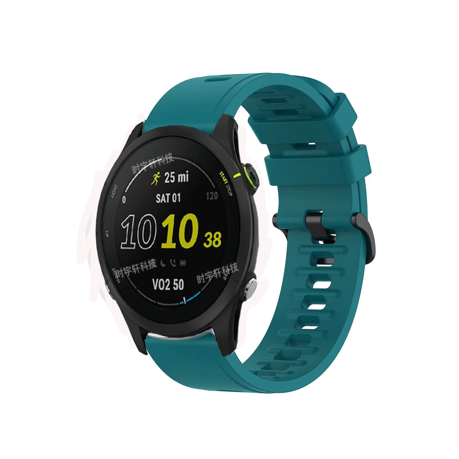 Correa de silicona para reloj Garmin Forerunner 255 55 245M, pulsera deportiva de 22mm y 20mm para Garmin Venu 2 2Plus SQ/Vivoactive 3 4