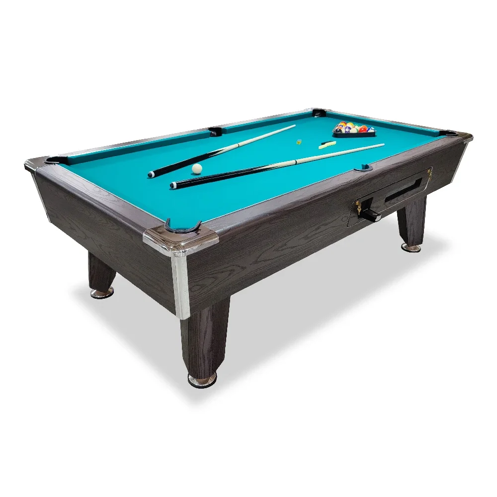 SZX 8ft/9ft British Style Snooker Coin Operated Billiard Table With Auto Ball Return System Pool Table