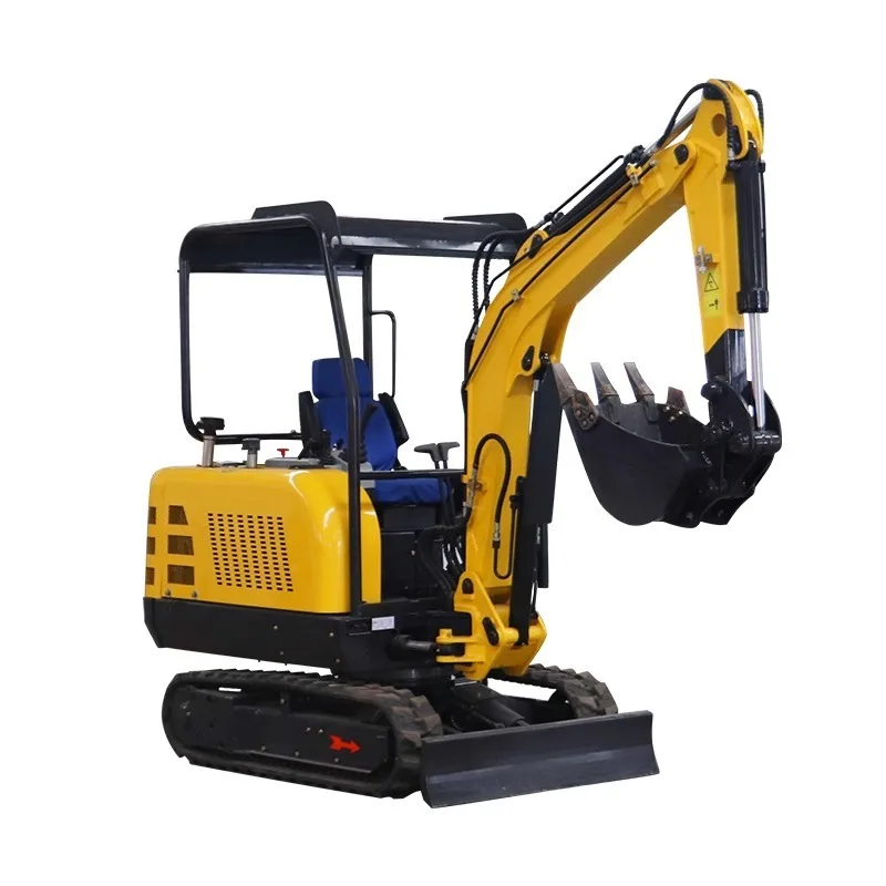 Mini Excavator 08 Mini Soil Digging Hook Machine 1 ton 2 tons Multi functional Agricultural Orchard Mini Excavator Trenching