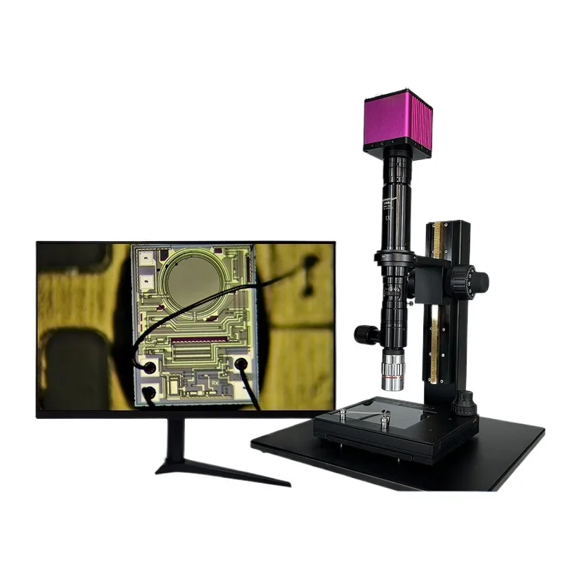 Phase microscope 4k industrial electron microscope autofocus depth of field fusion y
