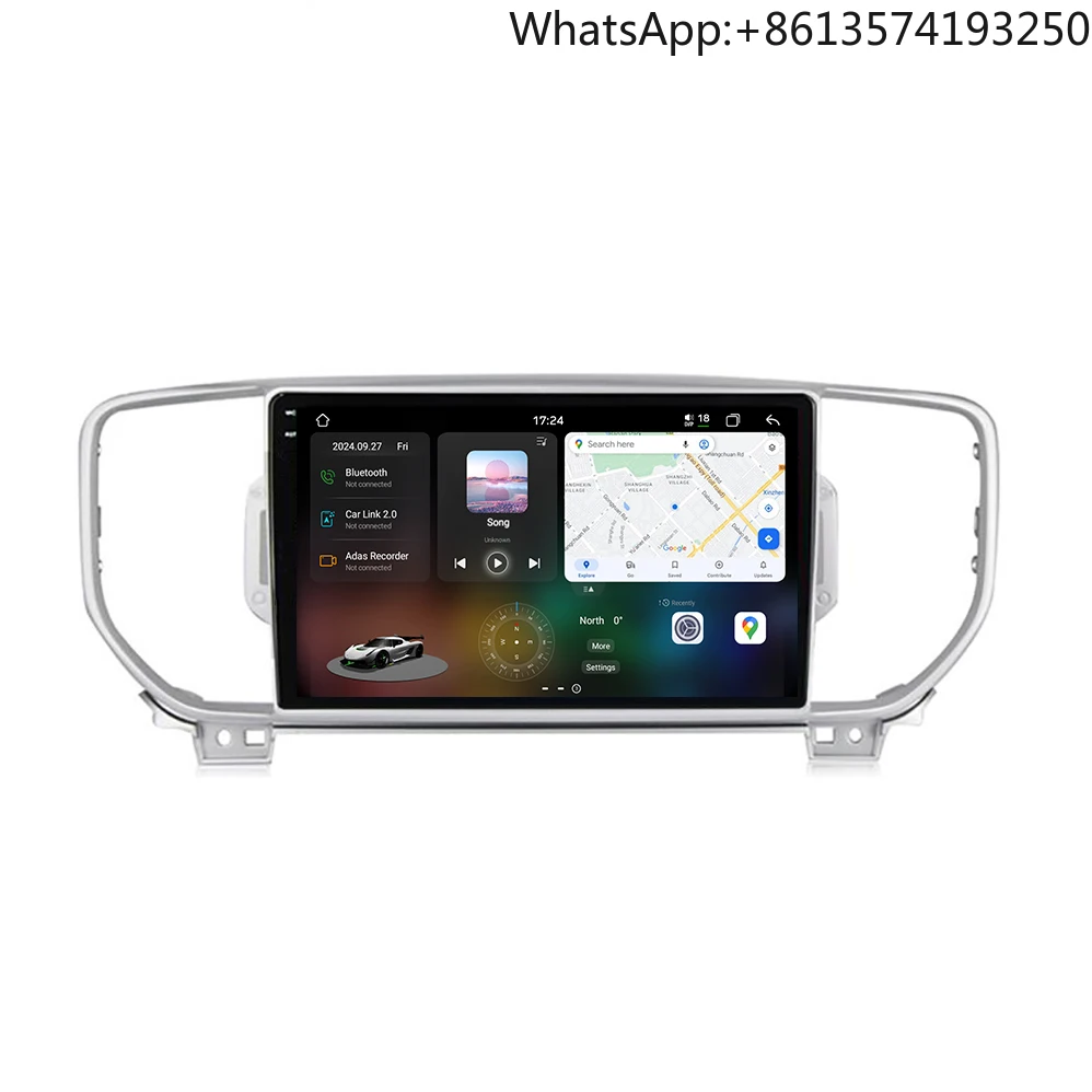 

3D Real-time Dynamic Driving Radio for Kia Sportage 2016-2018 Carplay GPS Navigation Car Video Player