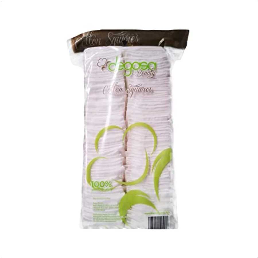 Premium 100 Pure Cotton Exfoliating Squares for Women Hypoallergenic LintFree Pads Ideal for use as Makeup Remover Wipes or Nai