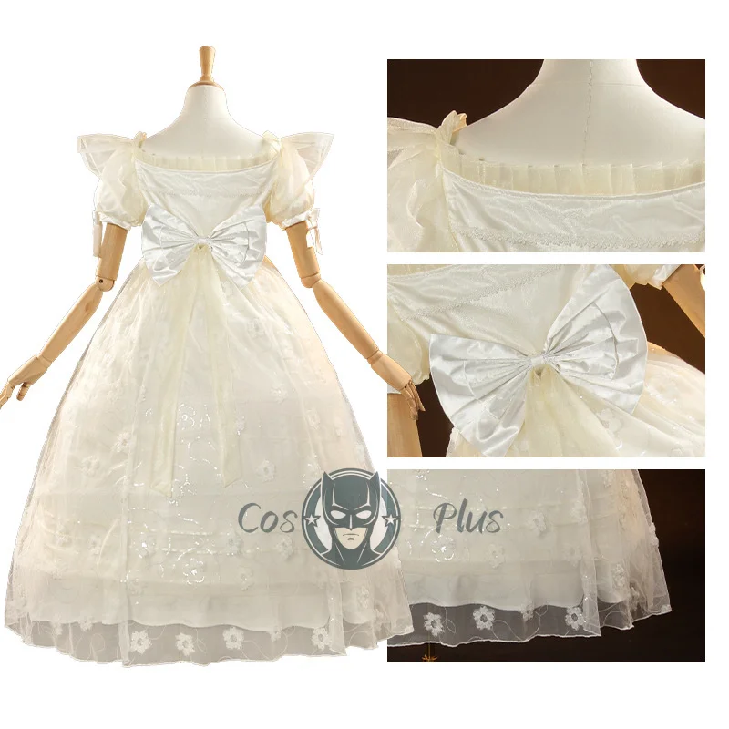 الهوية الخامس فتاة صغيرة Eurydice لعبة البدلة فستان رائع زي جميل تأثيري حلي حفلة الهالوين الزي النساء