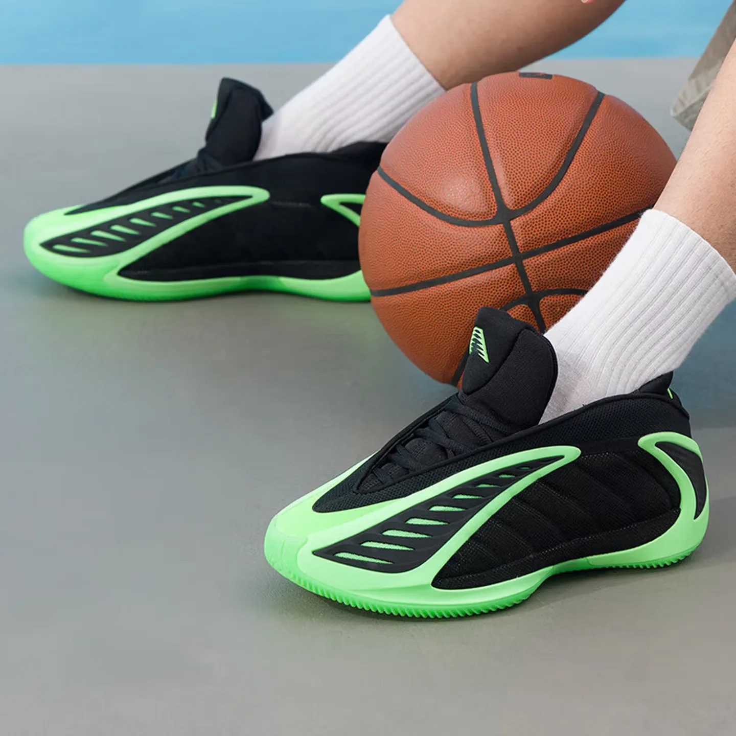 ADIDAS ANTHONY EDWARDS 2 Boost Comfortable Cushioning Wear-Resistant Men's Low-Top Professional Basketball Shoes JR1572-1