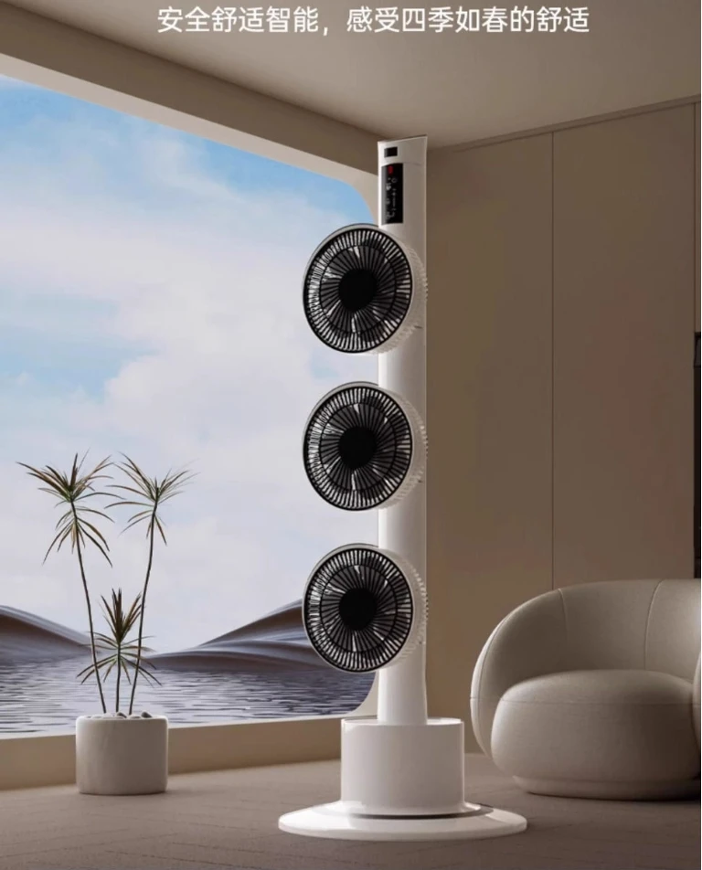 

Трехголовочный электрический вентилятор, бытовой вентилятор с сильным ветром, циркуляционный вентилятор, разнонаправленный напольный вентилятор для башены, бесшумный вентилятор Portatil