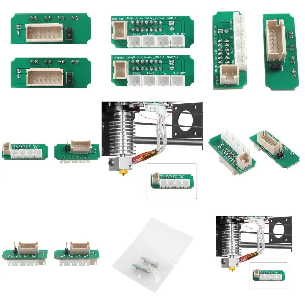 

Адаптер температуры для 3D-печати, адаптер для передачи экструдера, плата для запасной части для 3D-принтера Mega