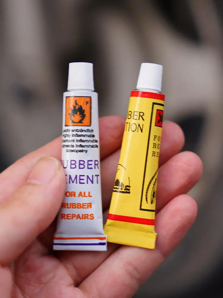 AliExpress Portable Bike Tire Repair Kit - Includes Cold Patch Glue-Free Sealant and Tools for Quick Inner Tube Patching and Tyre Repair