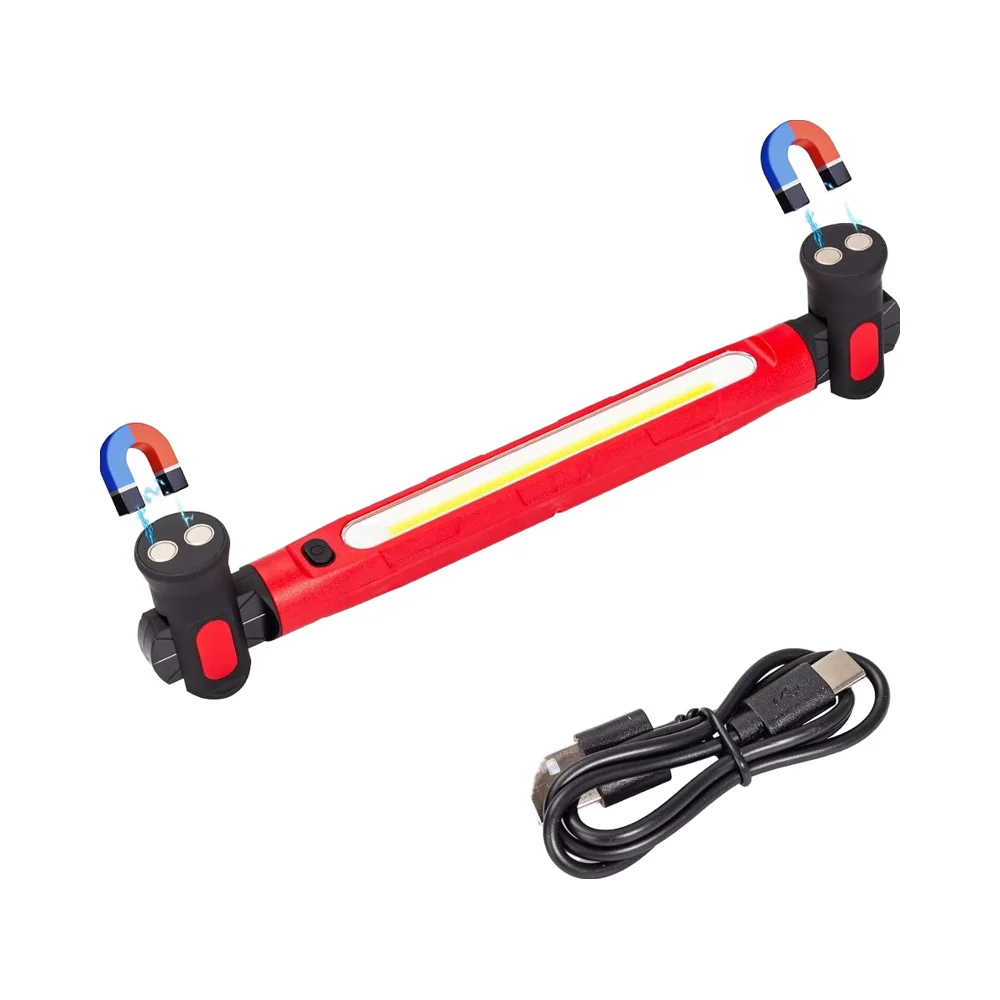 3000LM Bright LED Work Light 4400mAh Rechargeable IP44 Waterproof 360 Beam Angle Cold White 6000K Magnetic Garage Car Repair
