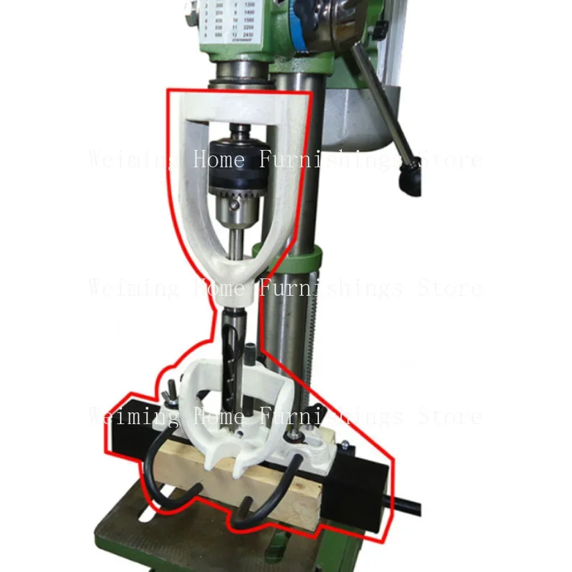 Bench Drill Refit To Square Tenon Machine Tenoning Machine DIY Mortise Machine Converter Square Hole Eyelet Accessories