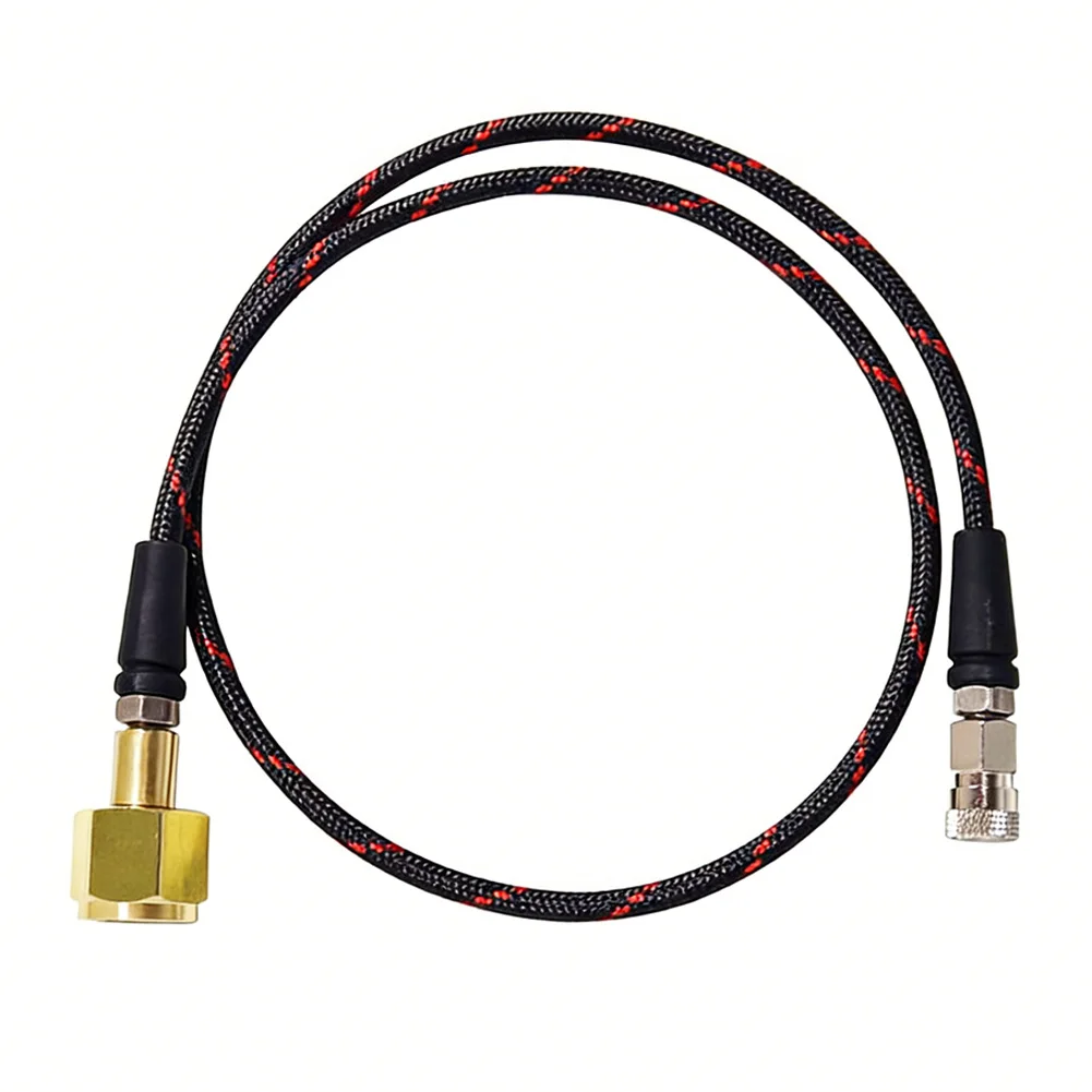 Stainless Steel for m10 Male to Female Reducer with Gold Plated Brass Fitting for Gas Hose Connection 24 36 60 Inch