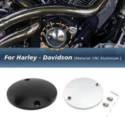 2 Hole Motorcycle Ignition Timer Cover Dome Points Cover For Harley-Davidson XL883 1200L XLH 1100 Dyna Super Glide FXD Road King