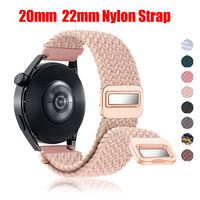 Nylon 22mm 20mm Magnetic Buckle Band for Garmin Vivoactive 6 5 4/Venu 3 2/Venu 2 plus Bracelet Forerunner 165 570 255 265 Strap