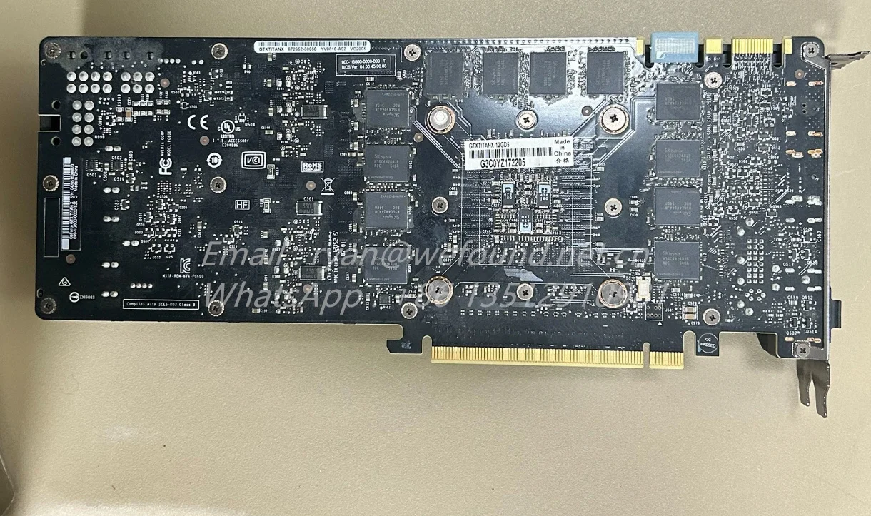 GPU for GTX TITAN X 12G PC Graphics Card