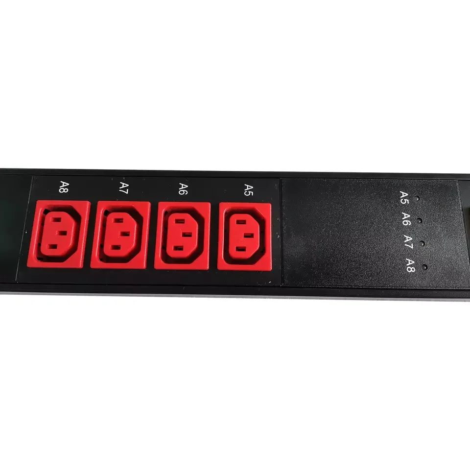 Bitcoin smart PDU mining 380V 415V480V C13 Control de red monitoreado inteligente 3 fases industria PDU 125A Power Rack PDU power socket