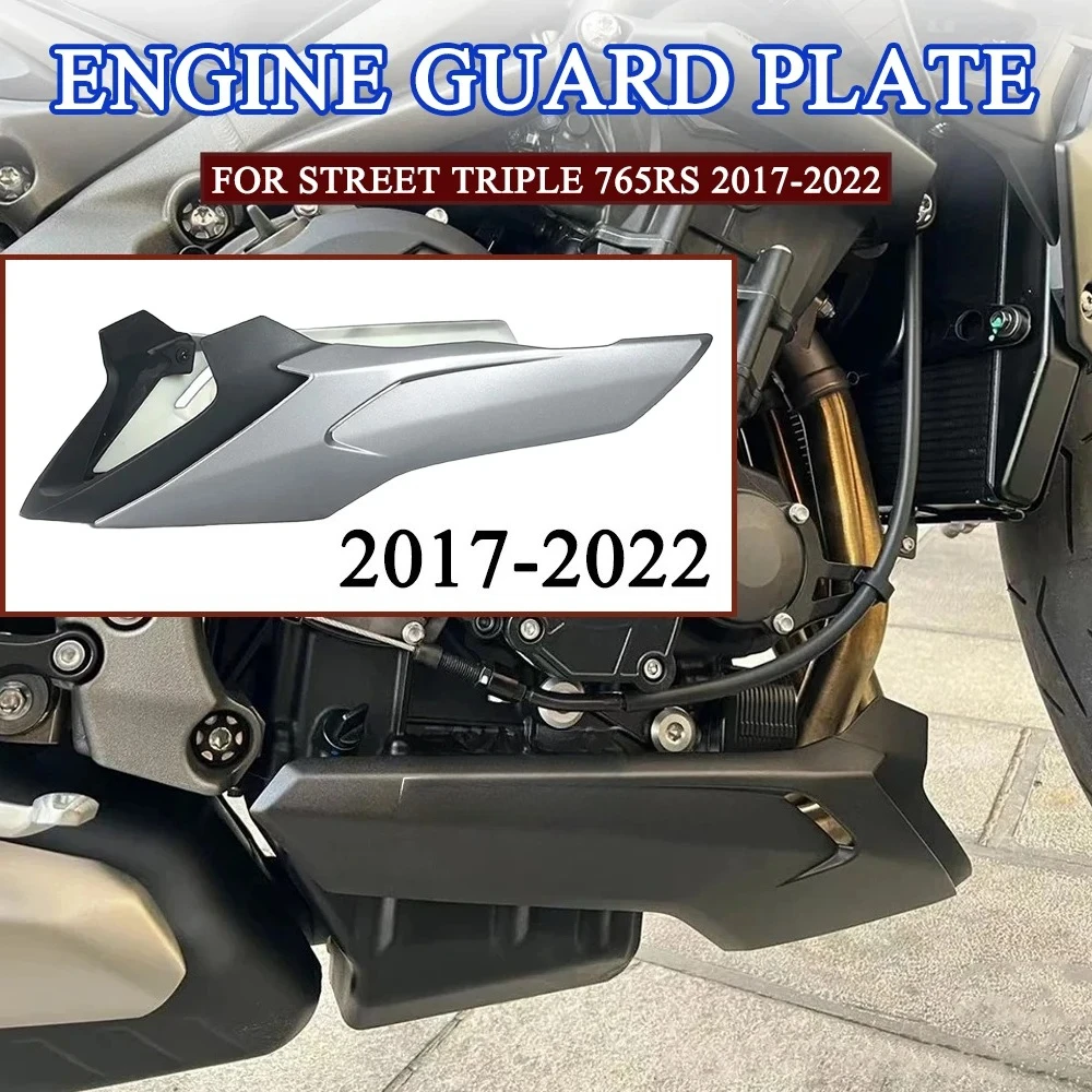 For Street Triple 765 RS 765R 765rs 765 R 2017- 2022 Motorcycle modification parts ABS lower spoiler engine guard