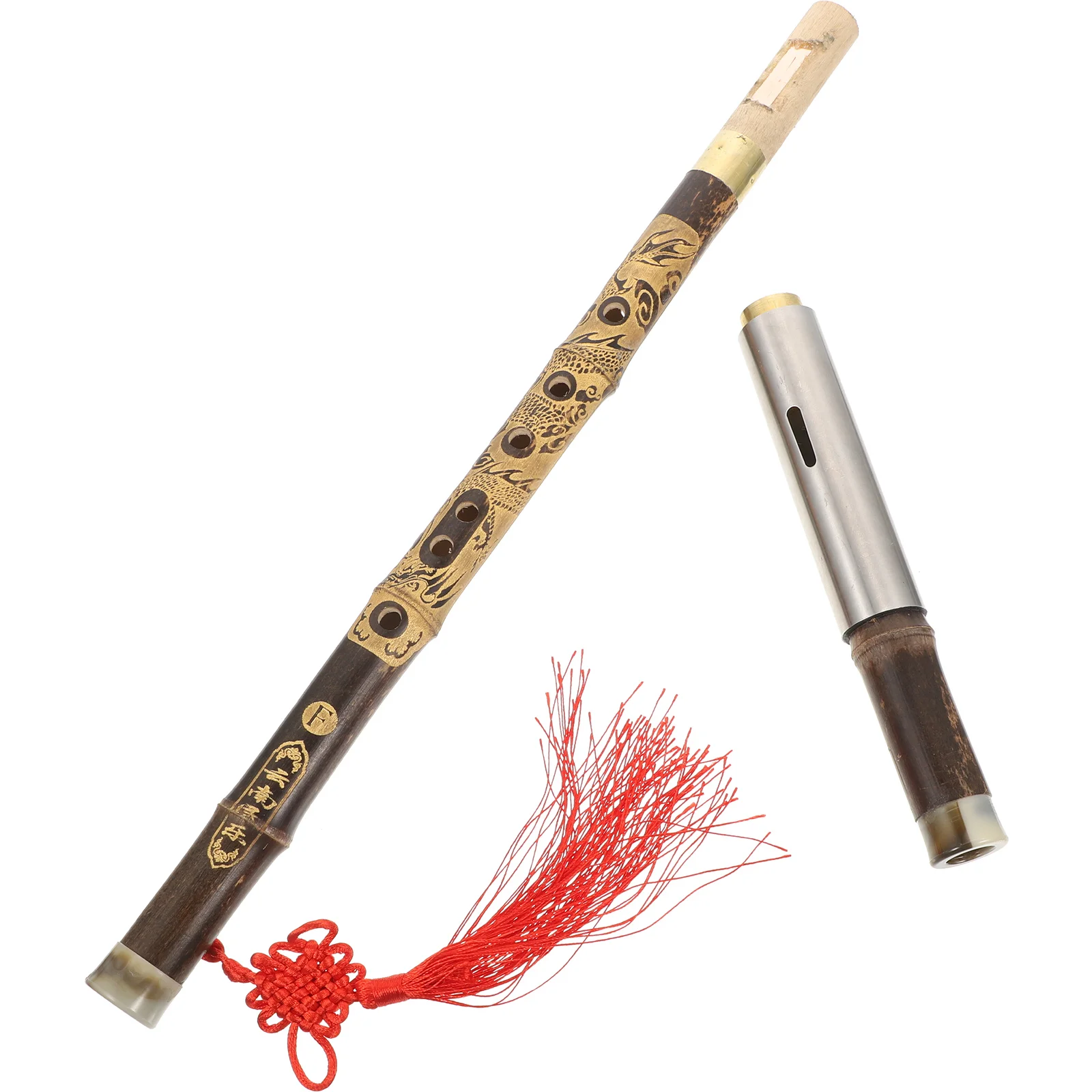 Portable Professional Bawu Flute Vertical Clarinet Traditional Musical Instrument Bamboo Woodwind Dizi Gourd Flute Ethnic