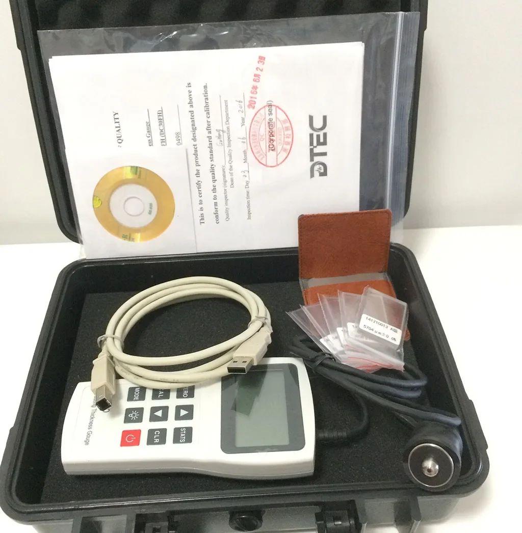 

DTEC DC30FH Digital Coating/Paint Thickness Gauge, Large Thickness Gauge: 0-10000um, with Data Pro Software,