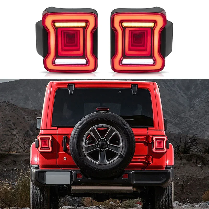 

Off-road 4x4 Car Modified LED Rear Lamps With Rear Lamps Brake Reverse Daytime Running Lights For Wrangler JK JKU 2007-2017